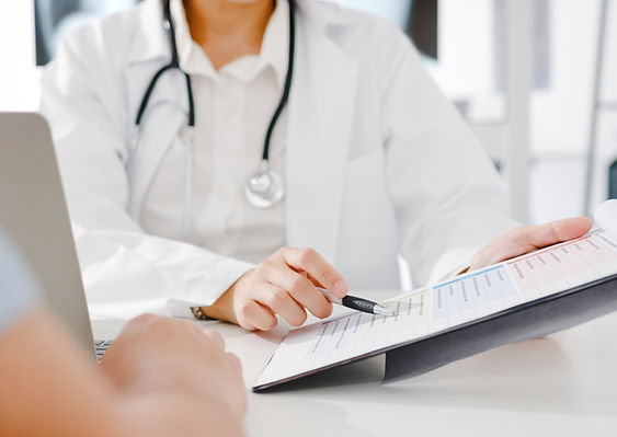 young-asia-female-doctor-white-medical-uniform-using-clipboard-is-delivering-great-news-ta