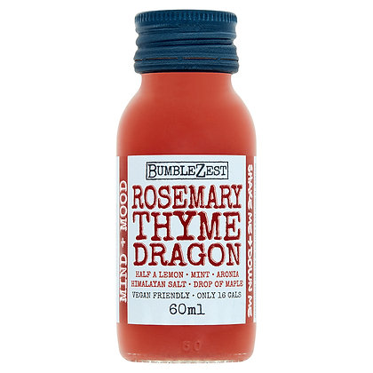Health Shot, Rosemary, Thyme and Dragon Fruit