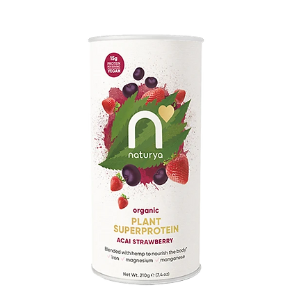 Naturya Plant Superprotein Acai Strawberry 210g