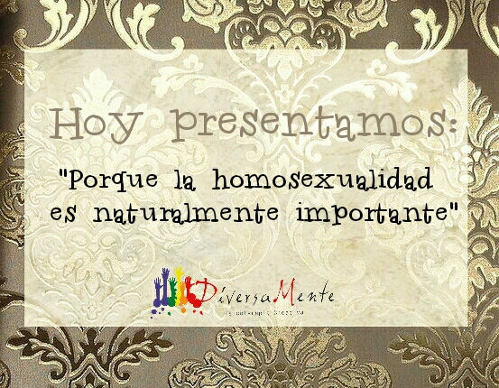 Homosexualidad y Naturaleza