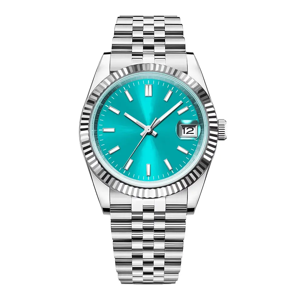 Thumbnail: Customized Logo NH35 Movement 36mm/39mm Men Watch Sapphire Gold Watches
