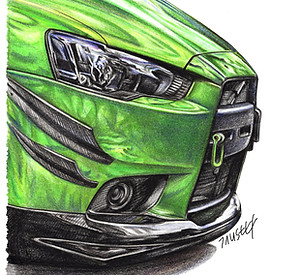 Lancer Evo Illustration