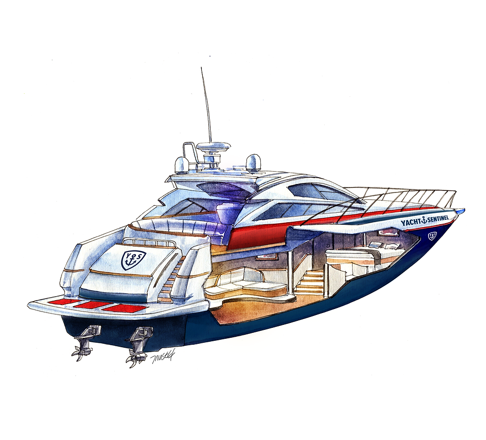 Yacht Illustration
