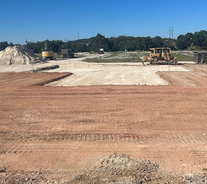 Building pad construction