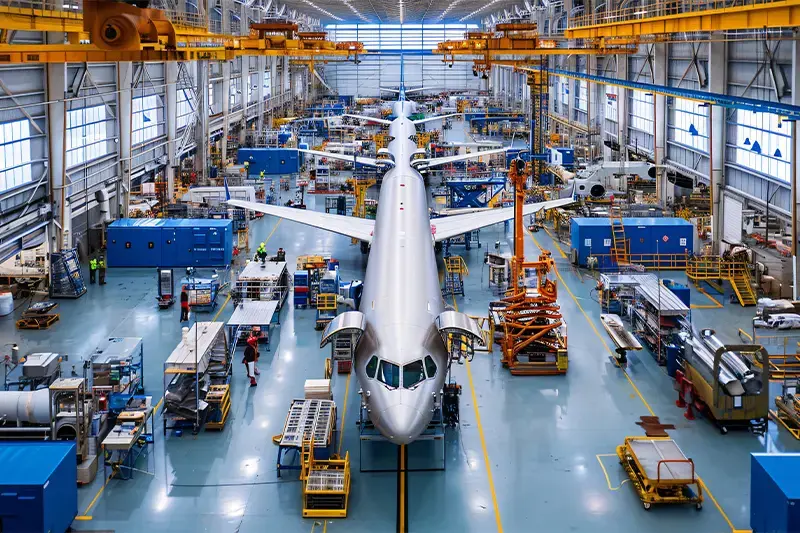 ERP solutions for aerospace improving manufacturing visibility and compliance