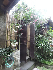 Each villa has a private space.