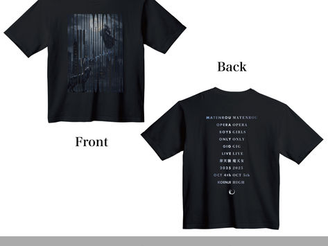 【GOODS】MATENROU OPERA BOYS & GIRLS ONLY GIG Tシャツ先行販売のお知らせ