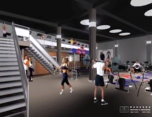 Physical Fitness Center Animation