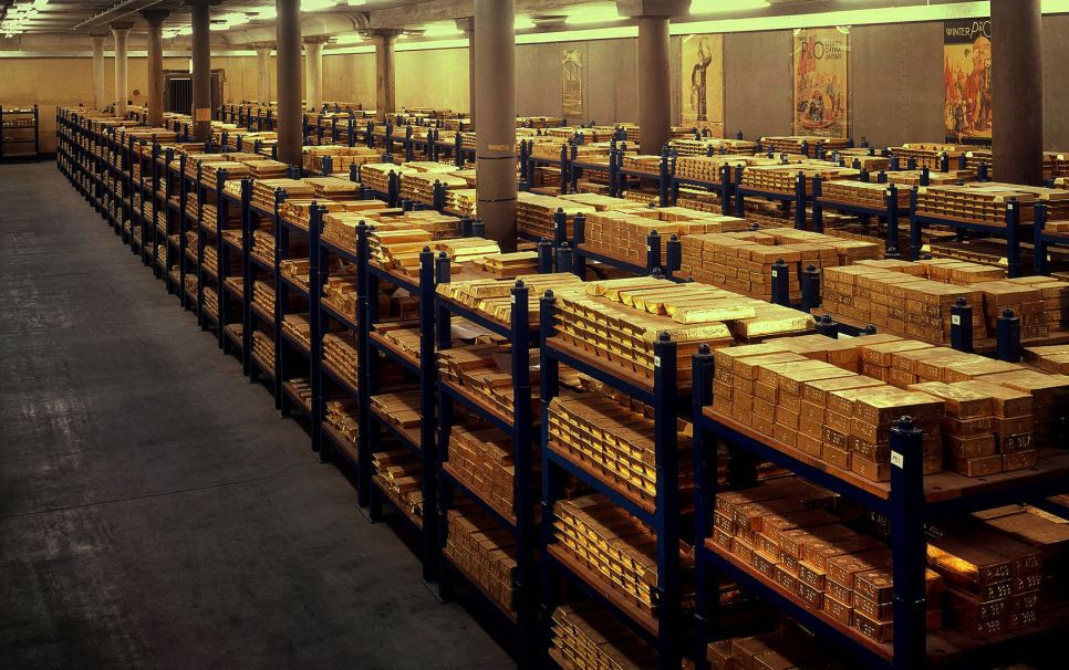 Cual es la reserva de oro de Estados Unidos