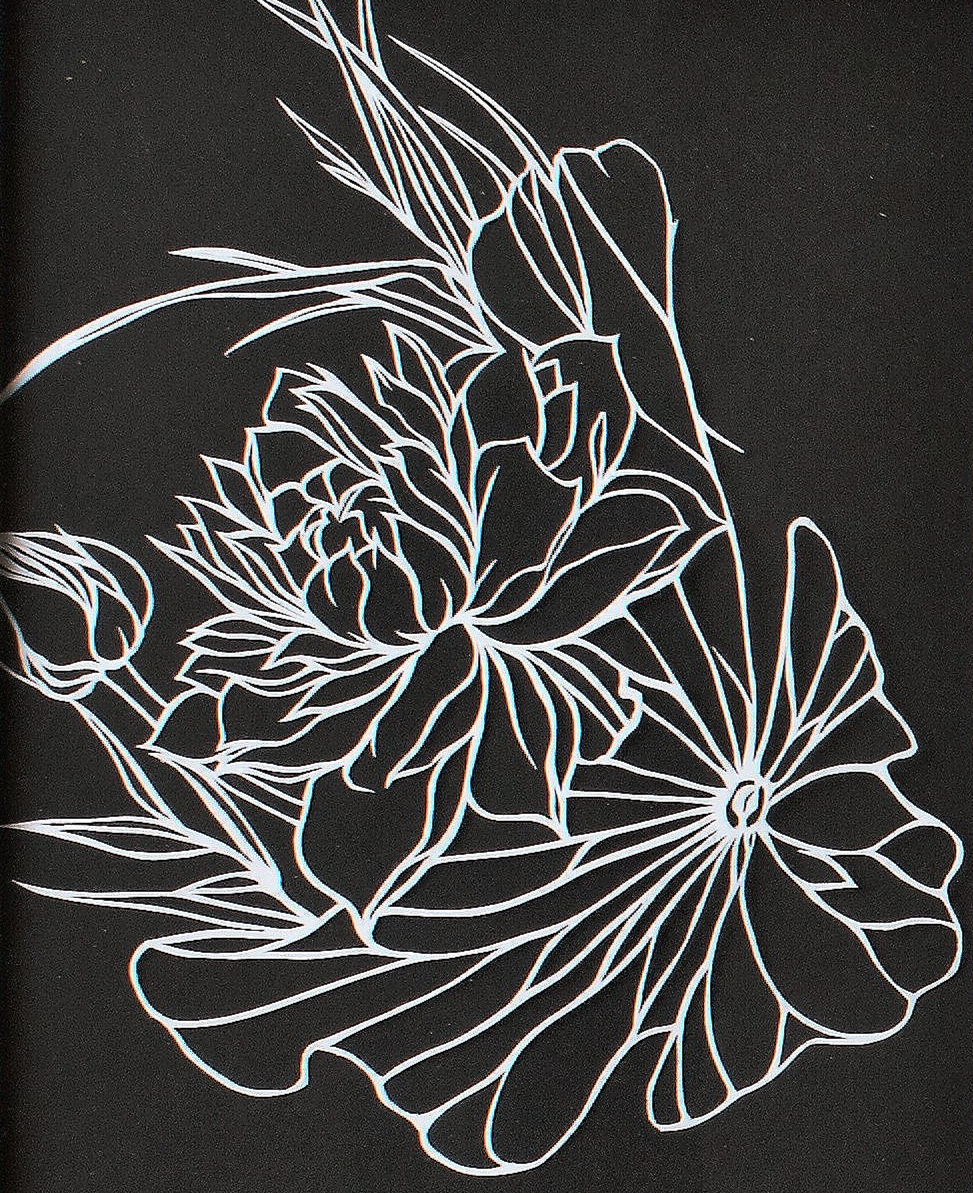 Gebäude, Skalpellschnitt Oksana Bergen Paper Art