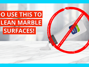 What NOT to Use To Clean Marble