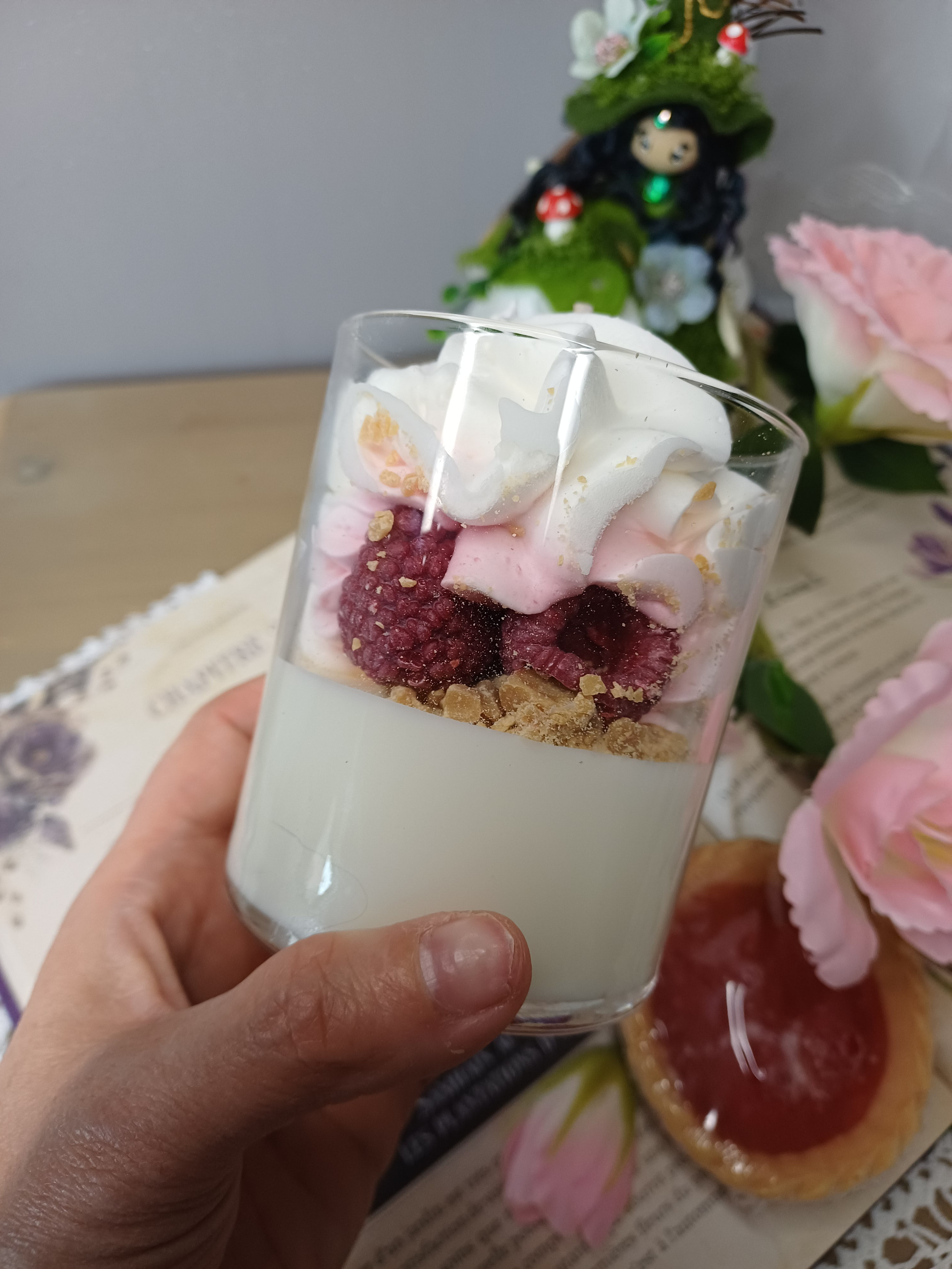 🍓 Bougie Pâtissière Framboise