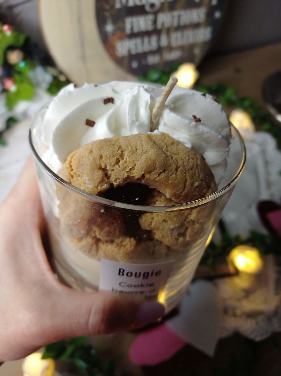 Miniature : 🍪 Bougie Cookie – Beurre de Cacahuète 