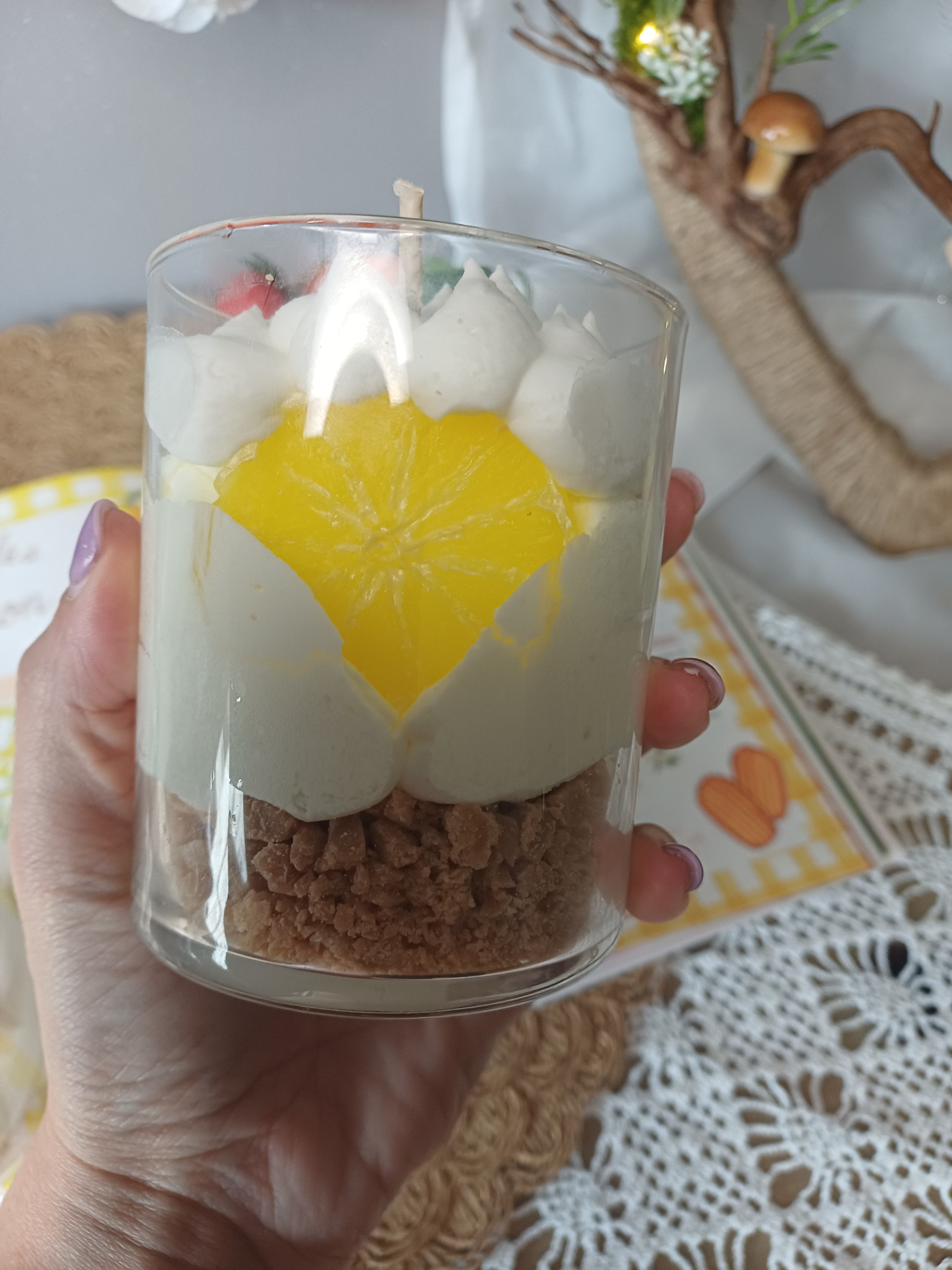 Bougie "Tarte au citron meringuée" 🍋