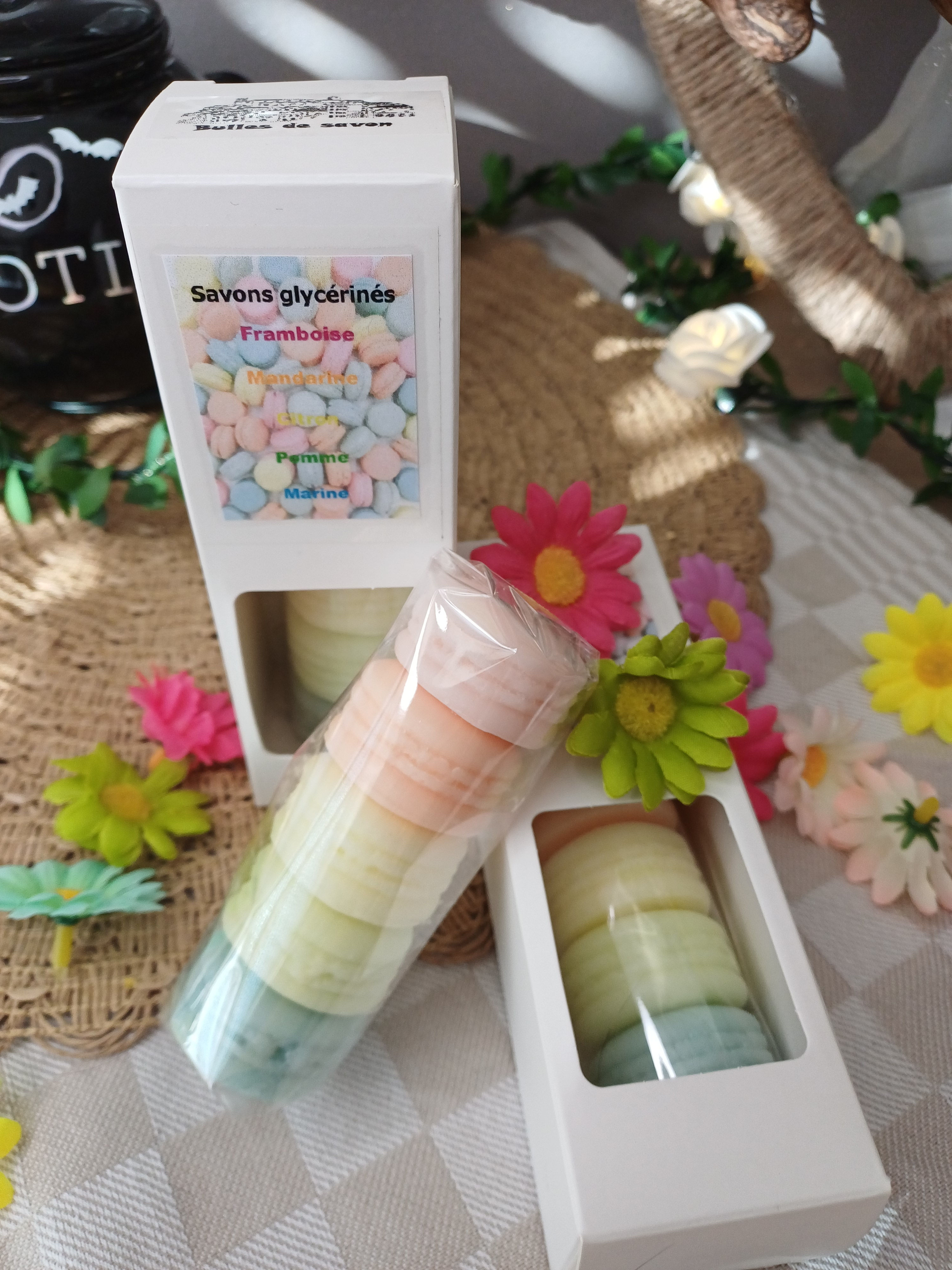 Coffret de 5 Macarons Savons - 110 g