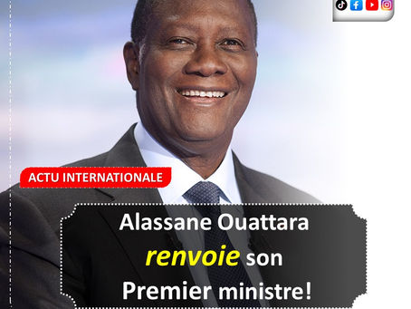Alassane Ouattara renvoie son PM