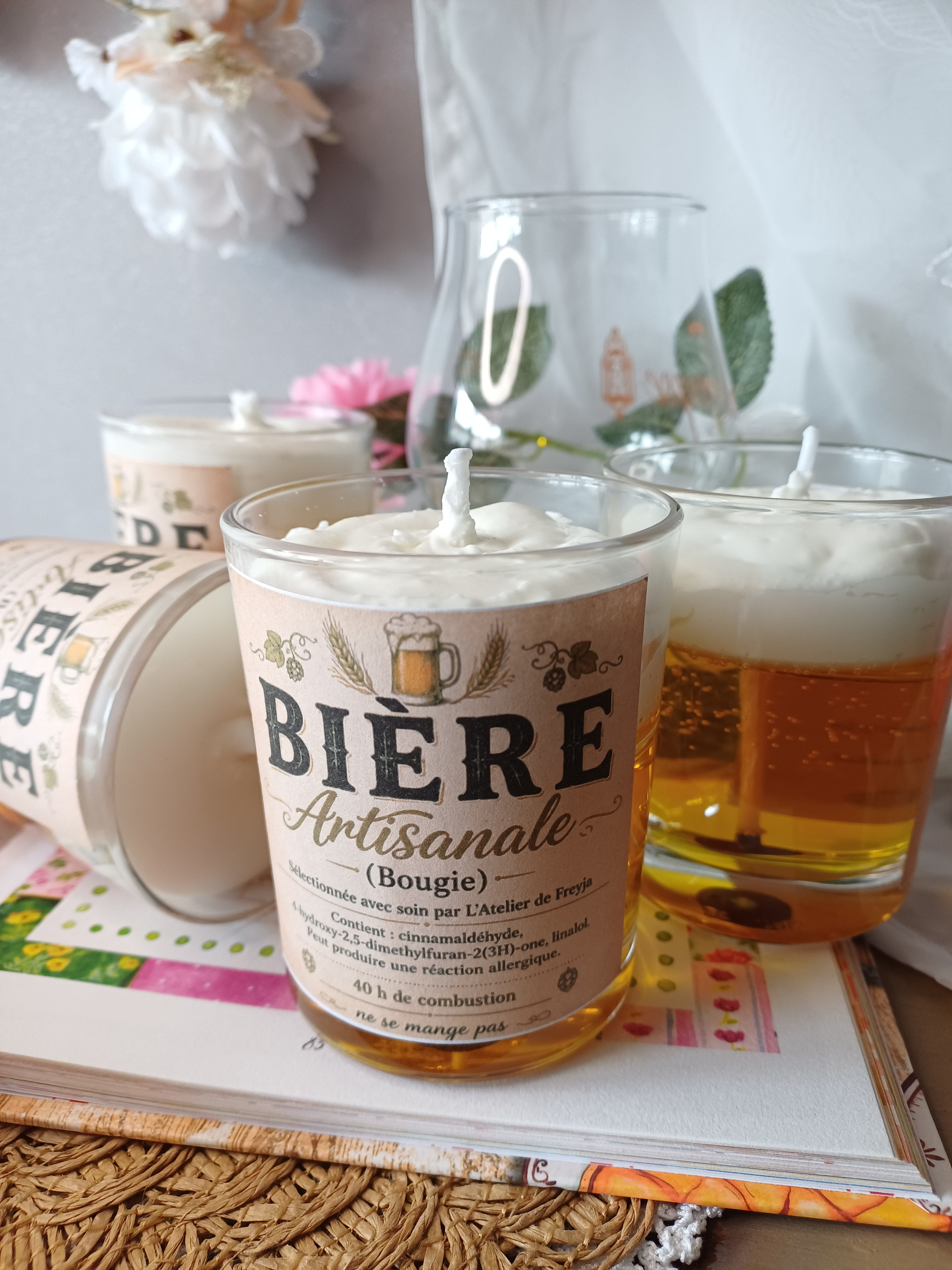 Bougie "Bière artisanale" 🍺