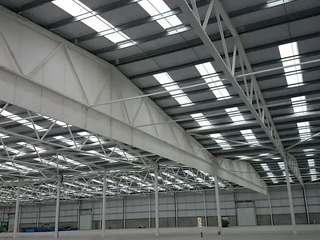 Vanguard Smoke & Fire Curtains installs in commercial warehouses and other occupancy types that need smoke and fire protection to help contain smoke during emergencies to improve building and occupant safety.