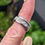 Thumbnail: Pearl inlay ring. Size O to P.