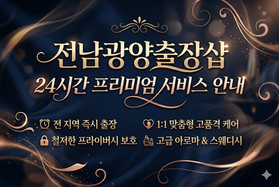 전남광양에 24시간 프리미엄 전남광양출장샵