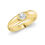 Thumbnail: Modern Style Flush Set Memorial Diamond Ring