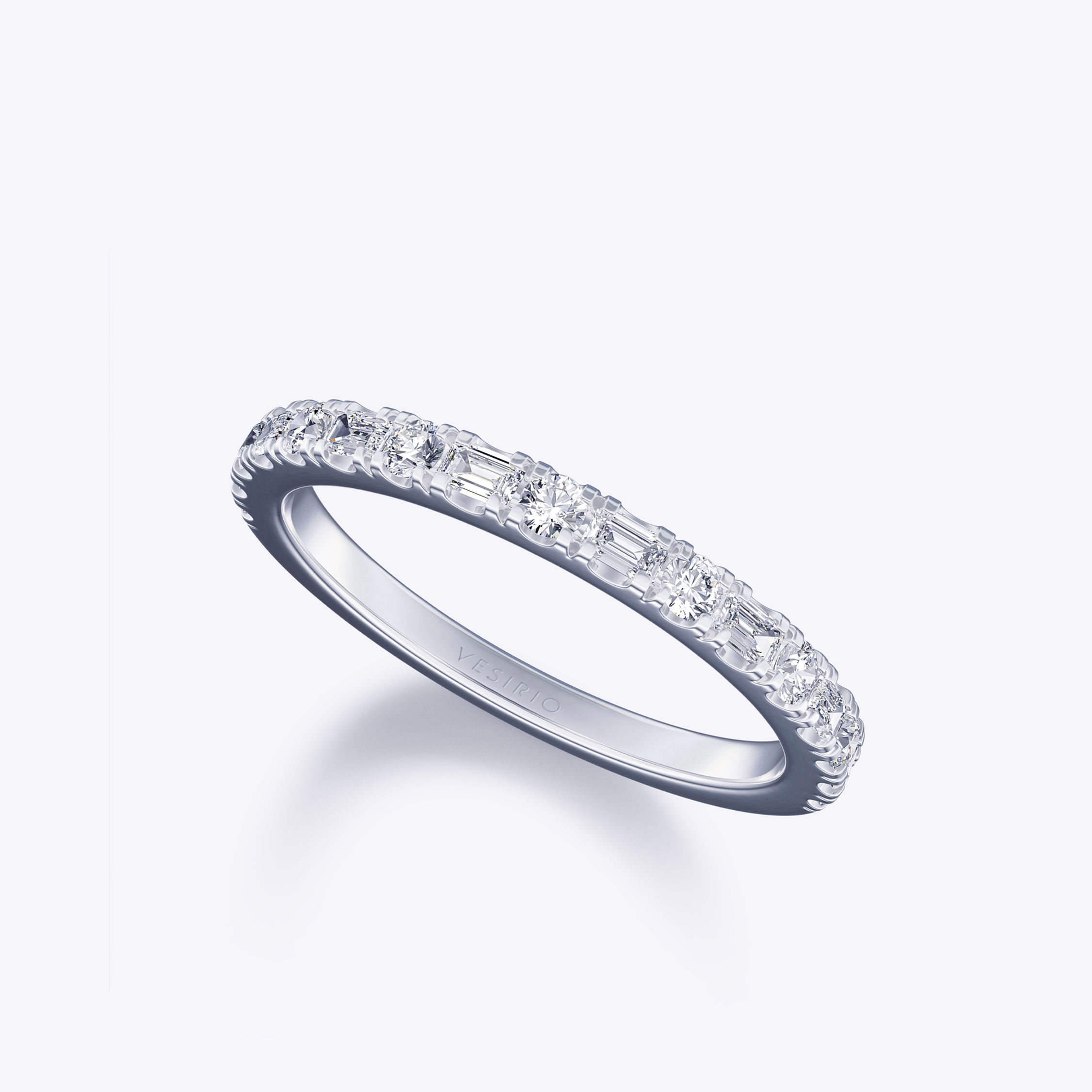 Simple Classic Timeless Eternity Wedding Band Diamond Enhancer Ring