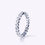 Thumbnail: Classic Dainty Milgrain Bezel Diamond Eternity Ring