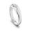 Thumbnail: Modern Style Flush Set Memorial Diamond Ring