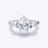 Thumbnail: Three-Stone Trillion Marquise Prong Diamond Engagement Ring