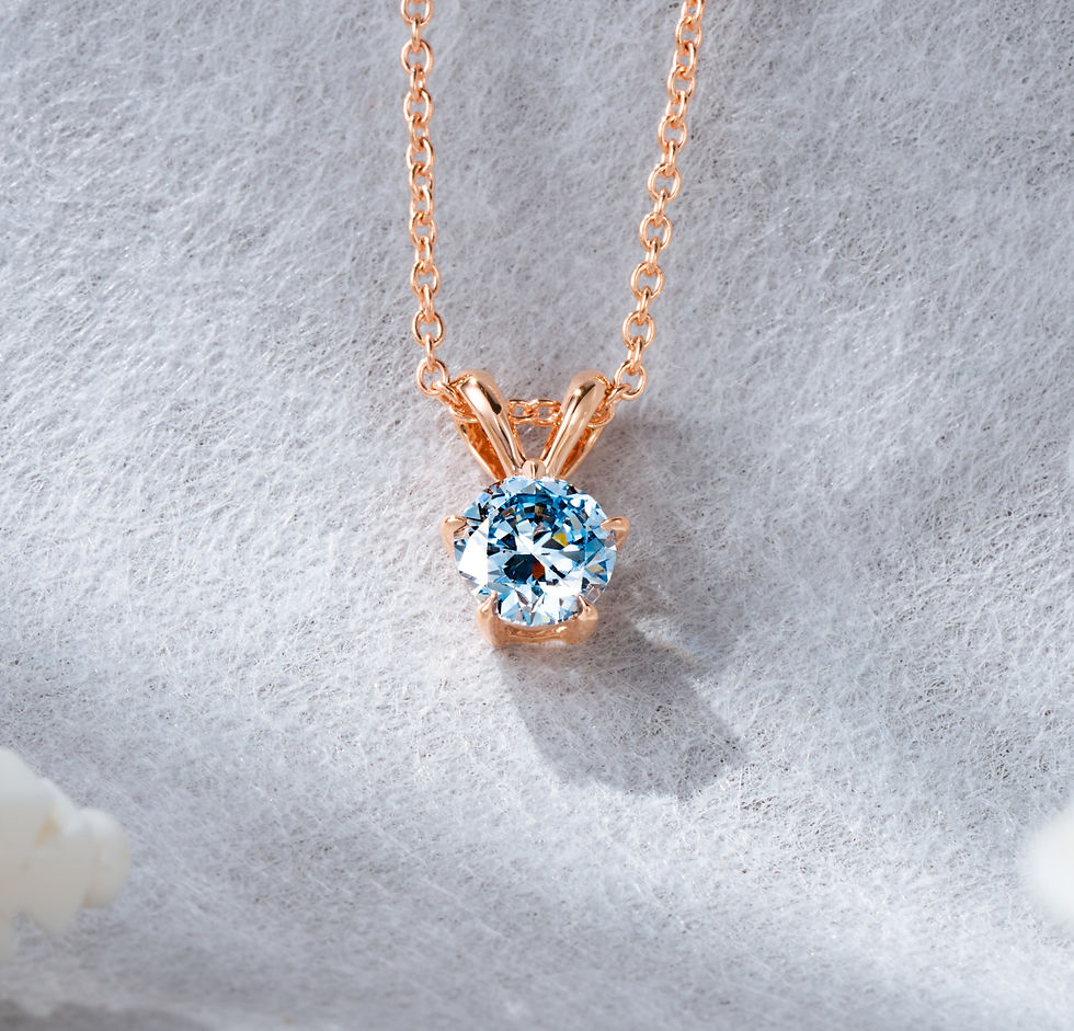 Thumbnail: Rabbit Ear 6 Prong Diamond Pendant