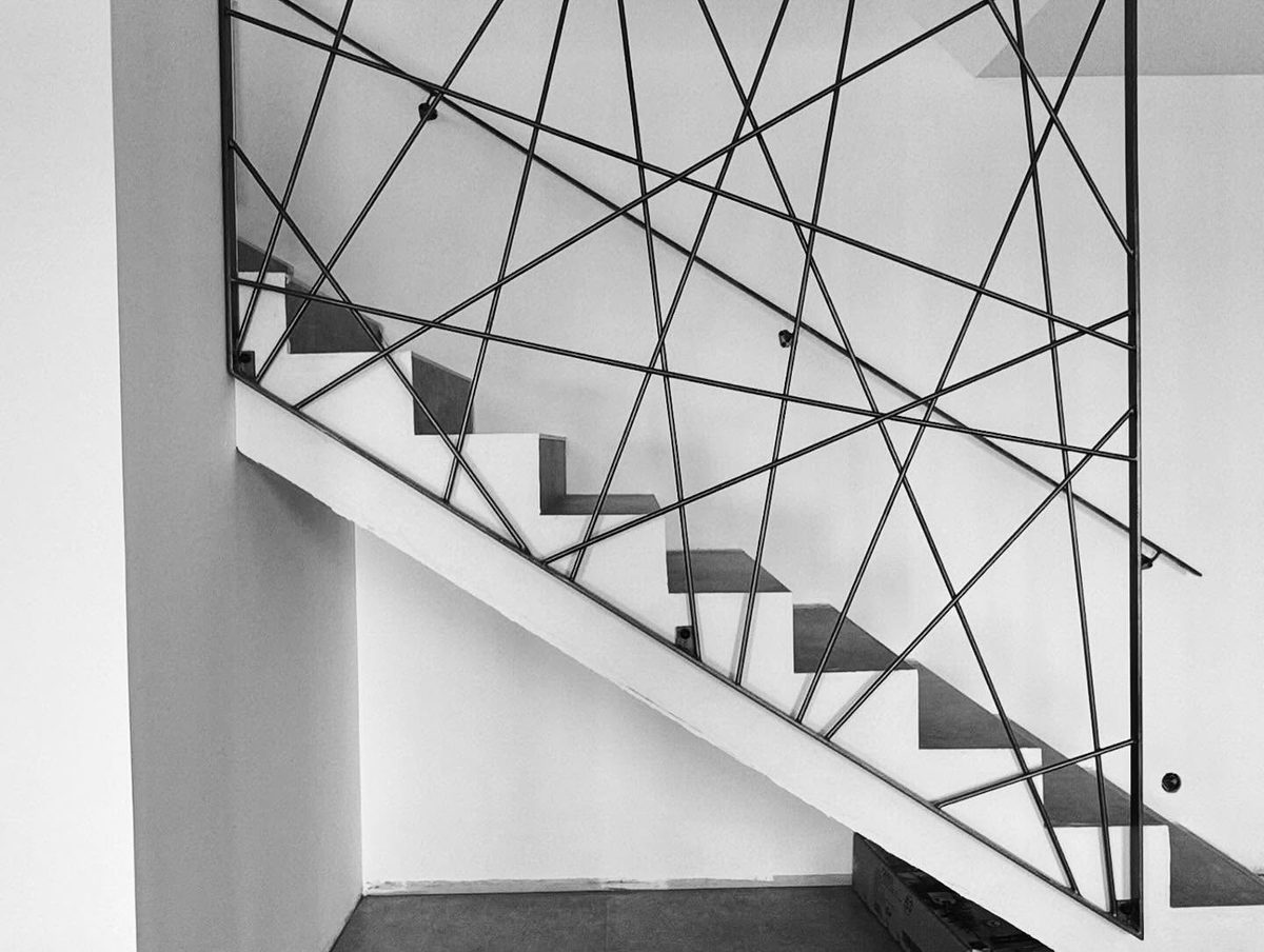 Garde-corps d'escalier – Fer – Felicelli Métallerie, Corse