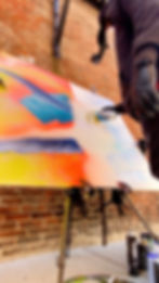hummingbird Mural by TygerB TygerBcom large mural art outdoor mural painting public art mu