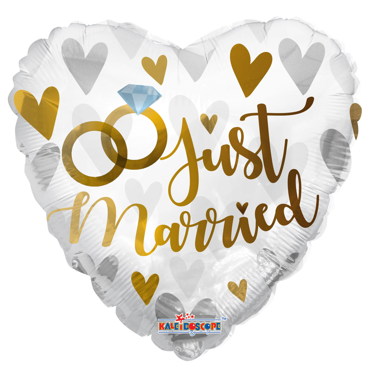 Just Married Foil Balloon 18in