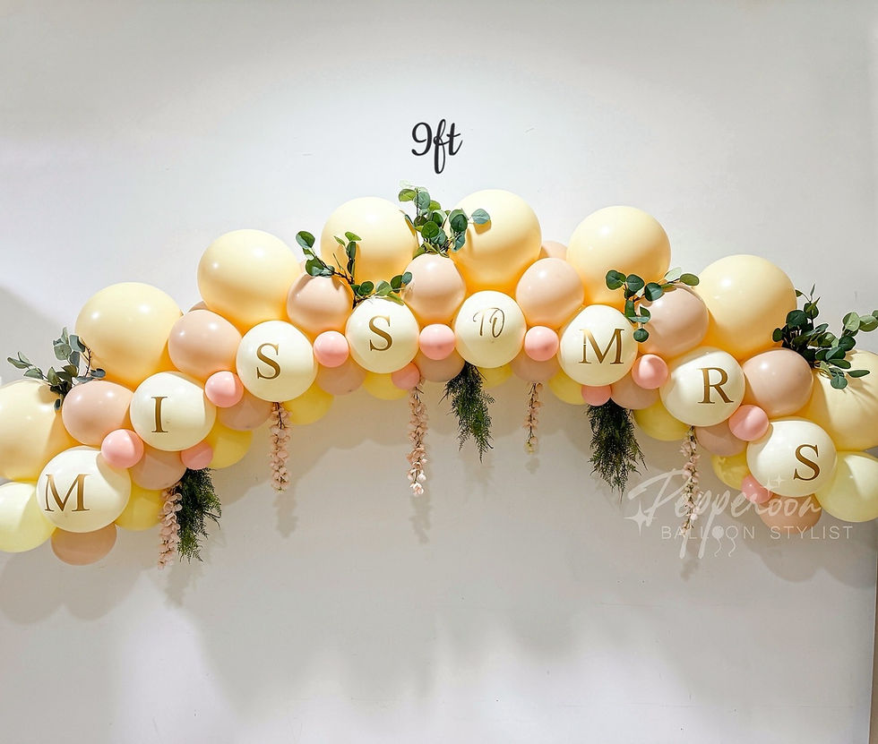 Thumbnail: 8ft Themed Balloon Garland With Personalization 