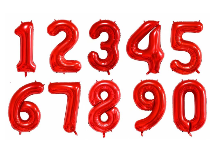 Thumbnail: 40" Jumbo Foil Number Balloon 