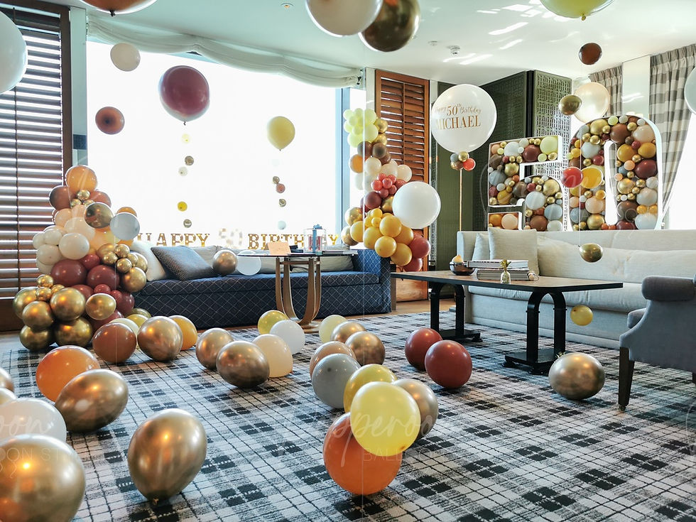 Thumbnail: Milestone Birthday Hotel Room Decor