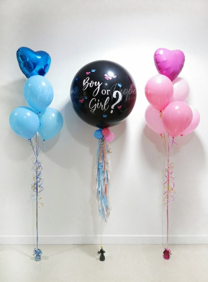 Gender Reveal Balloon Set A