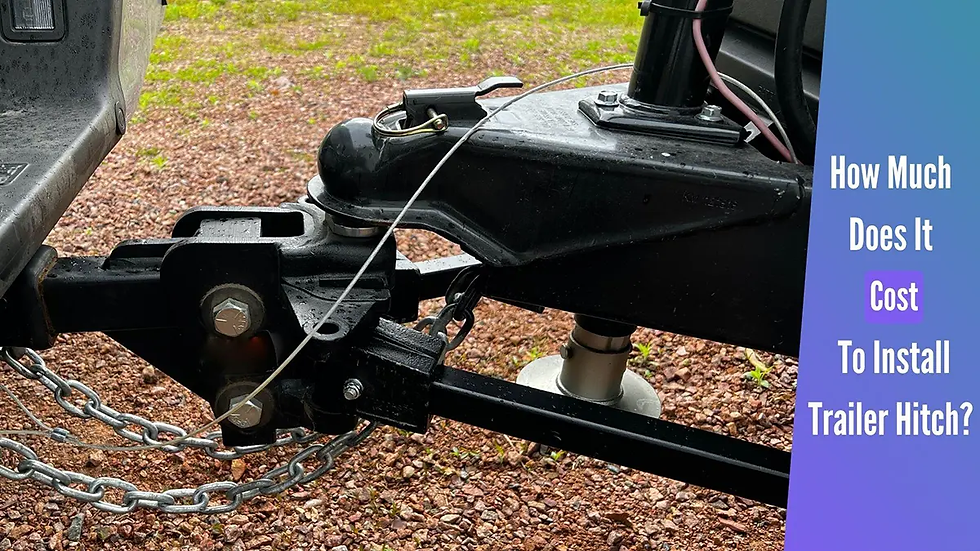 Cost To Install Hitch On Car