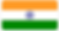 India flag with saffron, white, and green stripes and a blue Ashoka Chakra in the center.