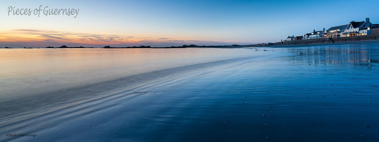 Cobo Dusk Panorama, Guernsey
