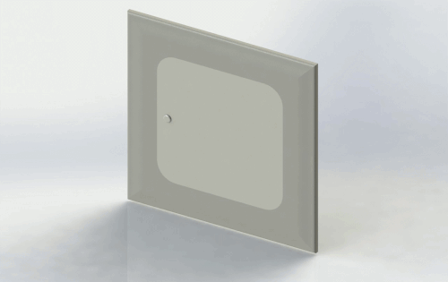 Hinged Access Panel Motion