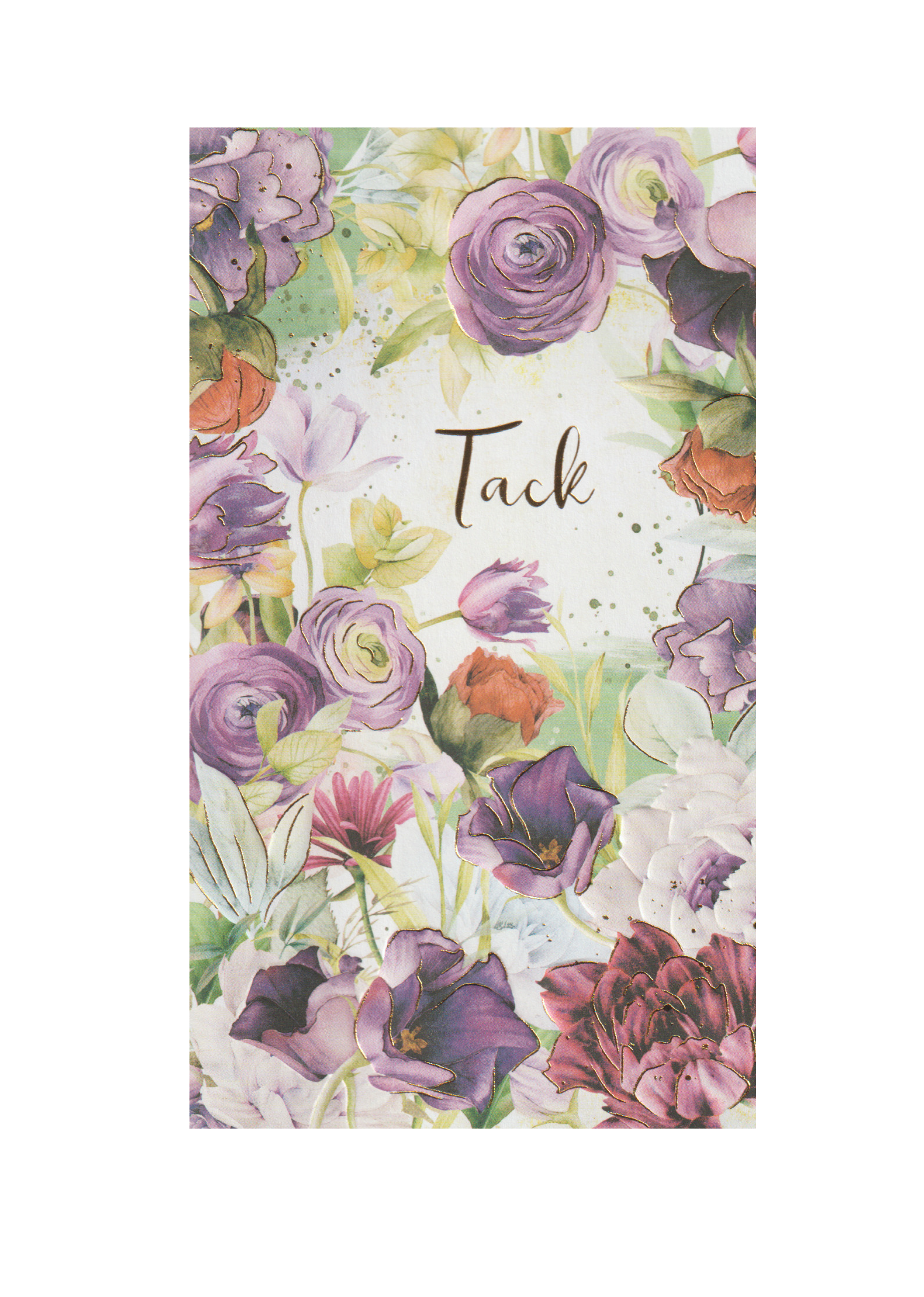 GRATULATIONSKORT - TACK