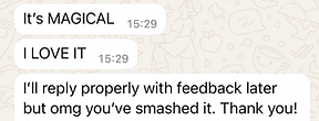 Kind words from Kind people