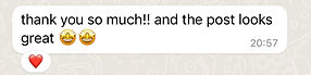 Kind words from Kind people