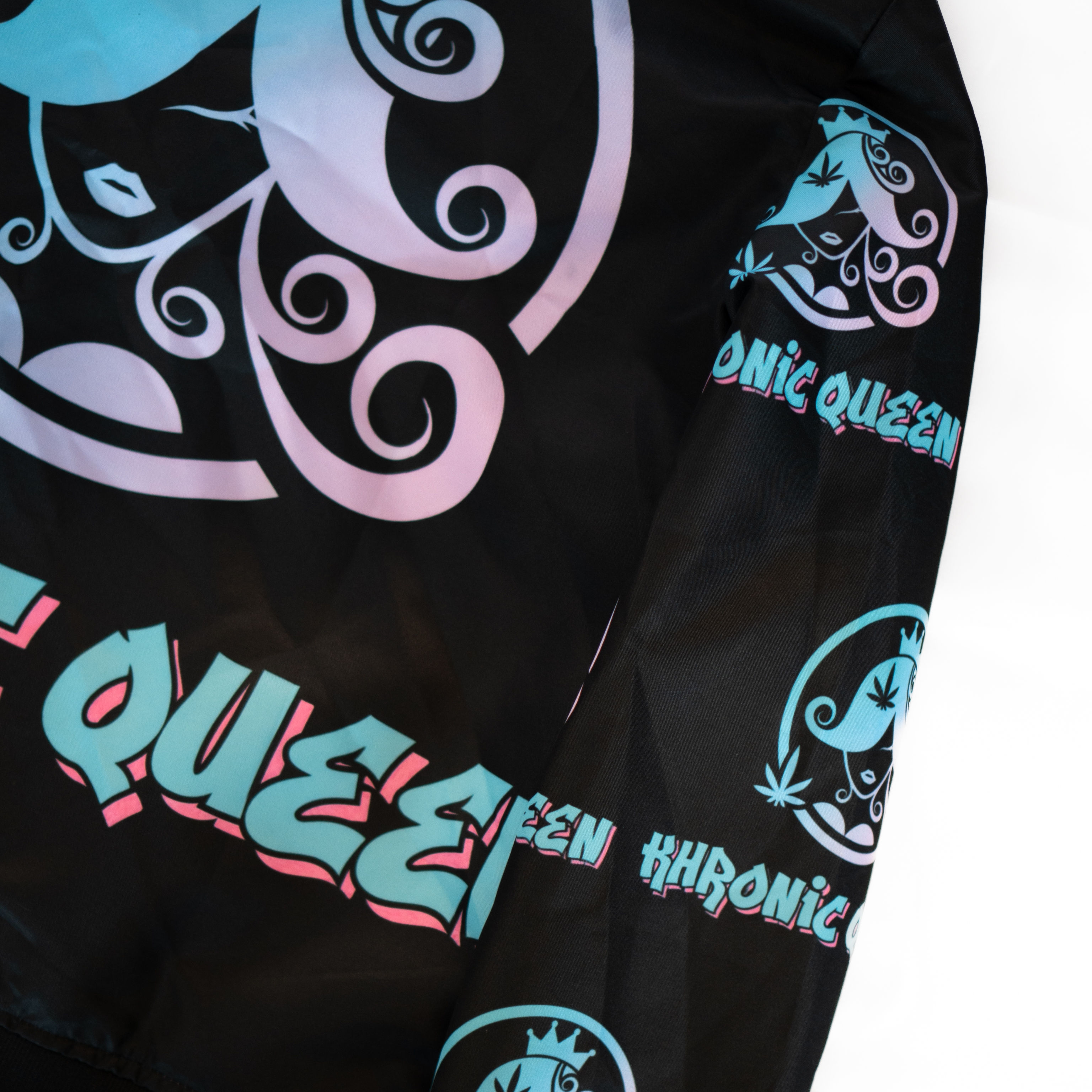 KHRONIC QUEEN Bomber Jacket (PRINTED SLEEVES) (S-2x)