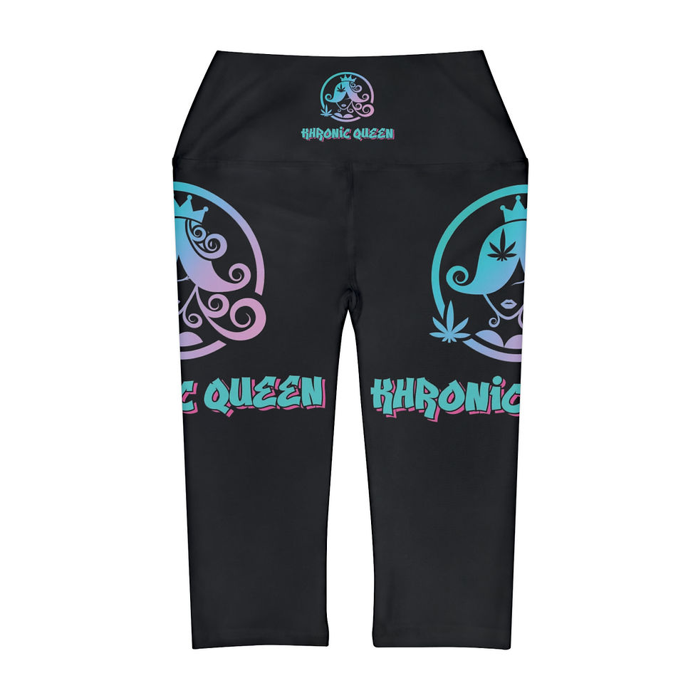 Thumbnail: KHRONIC QUEEN  Yoga Capri Leggings 