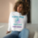 Thumbnail: MINE---KHRONIC QUEEN  FLY. BOSSY STONER "CROPPED" HOODIE