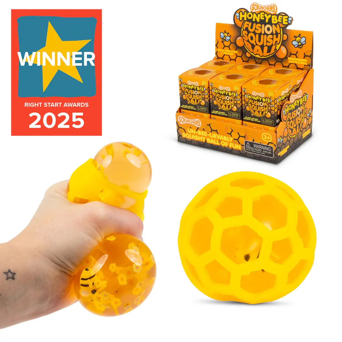 Scrunchems HoneyBee Fusion Squishball