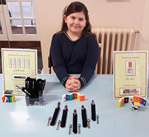 dafne promoting the new merchandise.jpg