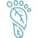 Carbon footprint icon